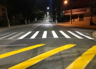 Prefeitura de Cotia implanta nova sinalização de solo no Jardim Nomura