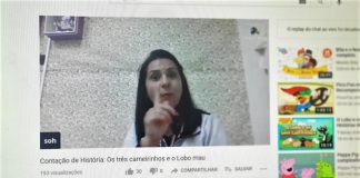 Professoras de escola de Barueri contam histórias e cantam cantigas em canal do Youtube