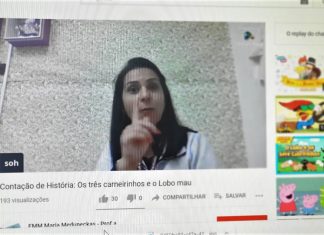 Professoras de escola de Barueri contam histórias e cantam cantigas em canal do Youtube