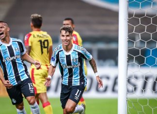 Grêmio goleia por 8 a 0 pela Copa Sul-Americana