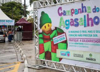 Osasco realiza drive-thru de Campanha do Agasalho