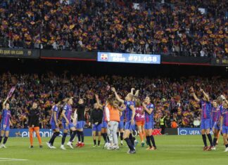 Barcelona recebe o maior público da história do futebol feminino