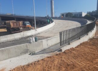 Alça de saída da ponte Akira Hashimoto facilitará acesso à Via Parque em Alphaville