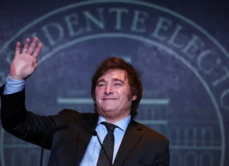 Lideranças parabenizam Milei por vitória na Argentina