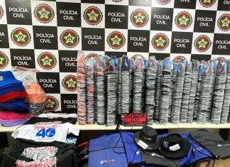 Ação apreende duas toneladas de produtos falsos com marca Rock in Rio