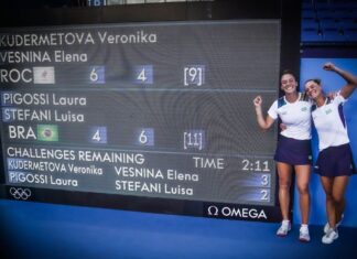Em virada histórica, Stefani e Pigossi ganham bronze inédito no tênis