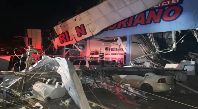 Paraná registrou três tornados com ventos de até 330 km/h