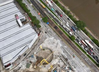SP: após concretagem de cratera, pista da marginal será liberada hoje