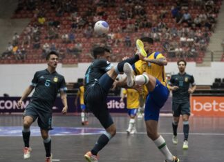 Argentina supera Brasil nas semifinais da Copa América de futsal