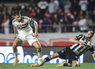 Atlético-MG arranca empate de 2 a 2 com o São Paulo no Morumbi