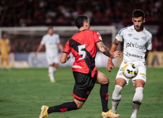 Santos derrota Atlético-GO e garante permanência na Série A