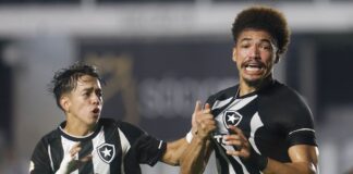 Líder Botafogo mostra força e arranca empate com Santos no Brasileiro