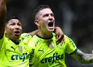 Jogando em Belo Horizonte, Palmeiras derrota o Atlético-MG por 4 a 0