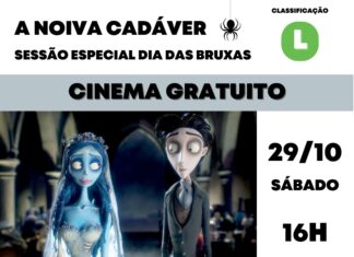 Biblioteca de Cotia terá sessão de cinema especial de Dia das Bruxas com ‘A Noiva-Cadáver’
