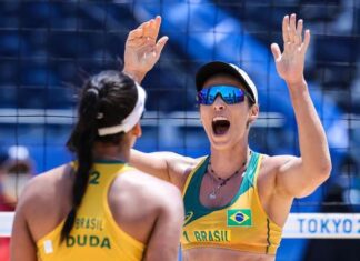 Agatha e Duda passam por argentinas na estreia em Tóquio