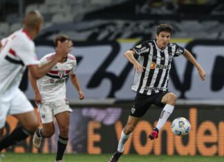 Atlético Mineiro vence São Paulo no Mineirão e avança no Brasileiro
