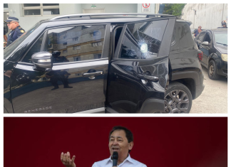 Prefeito de Taboão da Serra tem carro alvejado por tiros nesta sexta (18)
