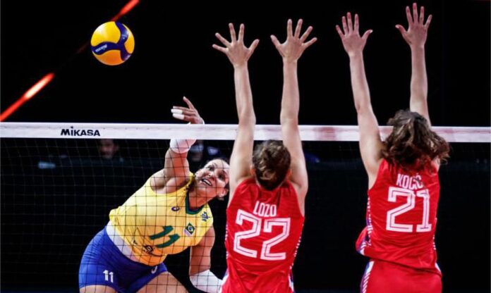 Brasil atropela Sérvia e mantém boa fase na Liga das Nações de Vôlei