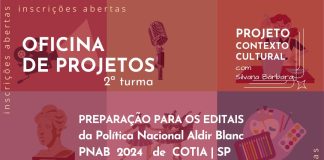 Oficina ‘Contexto Cultural’ em Cotia, está com inscrições abertas para formação em política cultural
