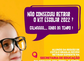 Educação de Cotia disponibiliza novas datas para retirada do material escolar
