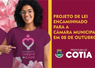 Cotia envia à Câmara PL que institui programa de distribuição de absorventes