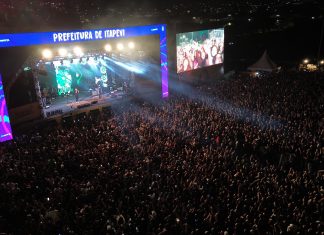 Itapevi completa 66 anos com bolo gigante e missa de ação de graças