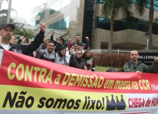 SP: empregados da ViaQuatro protestam contra demissão de funcionários