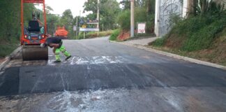 Cotia conclui pavimentação da Estrada das Pitas