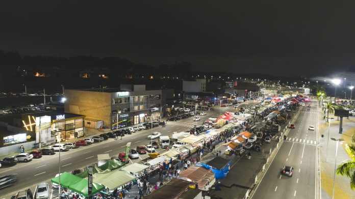 Feira noturna - Drone - 07