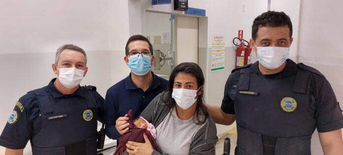 GC atende ocorrência bebê engasgada_Divulgação