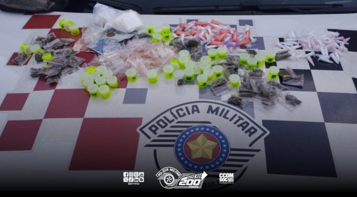 “Moiô”: Traficante é preso pela PM após tentativa de fuga na Grande SP