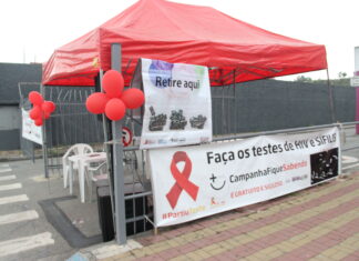 Dezembro Vermelho começa com ações de conscientização e testes rápidos, em Barueri
