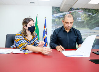 Marcos Tonho assina contrato da nova UBS do Ingaí