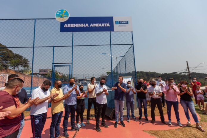 Inauguração Areninha Ambuita Willian Leite PMI
