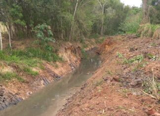 Cotia realiza limpeza de córrego e melhora drenagem na região da Rua Pedro Vaz, em Caucaia