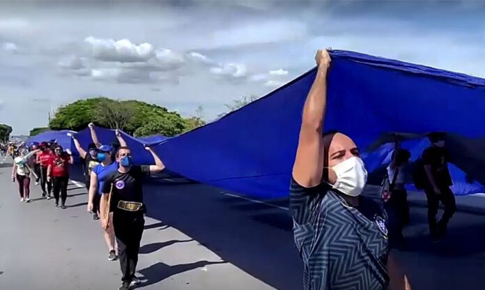 Reuters protesto Brasília