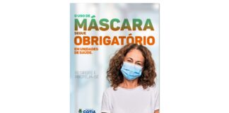 Secretaria de Saúde de Cotia alerta que o uso de máscara segue obrigatório em unidades de saúde
