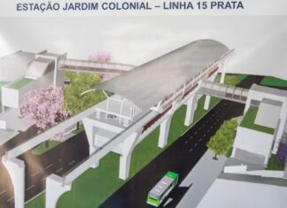 Metrô realiza testes de sistemas para inclusão da estação Jardim Colonial na Linha 15