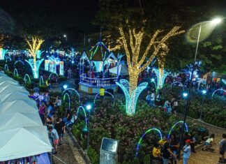 Abertura do tradicional Natal de Luz é sucesso de público em Santana de Parnaíba