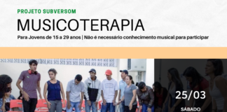 Projeto SubverSom traz experiência de musicoterapia em encontros abertos na região central de Cotia