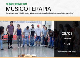 Projeto SubverSom traz experiência de musicoterapia em encontros abertos na região central de Cotia