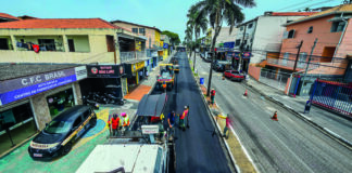 Alphaville e Jardim São Luís recebem obras de pavimentação em importantes vias