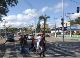 Cotia: Av. Roque Celestino Pires ganha semáforo para travessia de pedestres