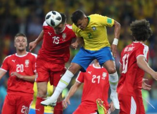 Sérvia volta a encontrar o Brasil em uma Copa do Mundo
