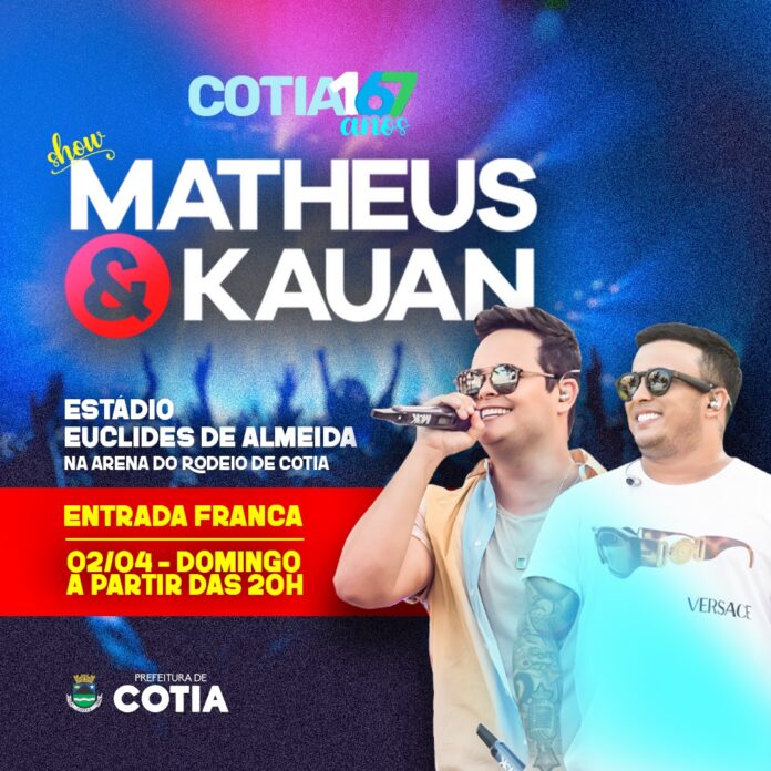 Show de aniversário_167 anos_Matheus & Kauan 1