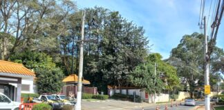 Setram implanta sistema de segregação de faixa em frente ao Templo Zu Lai, em Cotia