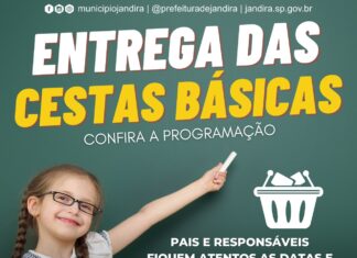 Jandira começa distribuição de cestas básicas com itens da merenda escolar, a partir de terça (22)