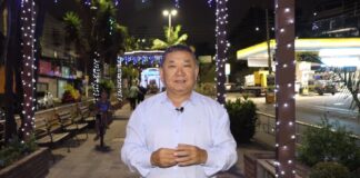 Doutor Sato, convida a população para abertura do Natal Encantado 2021, em Jandira
