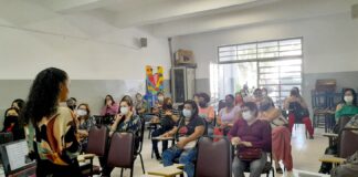 Profissionais da alimentação escolar recebem treinamento realizado pela Educação de Jandira