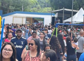 Jandira comemora natal com grande festa